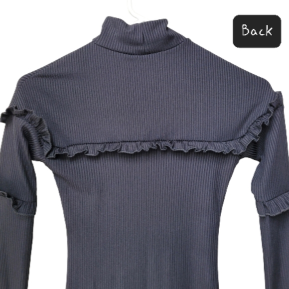 Fashion Union Ruffle Mini Dress Size 2 - Picture 8 of 12